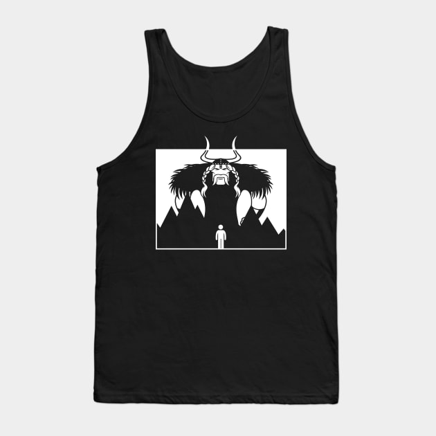 David And Goliath | Christian Bible Story Tank Top by MeatMan